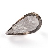 Embossed Glass Rhinestone Pendants GLAA-J101-06A-001SA-4
