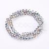 Electroplate Glass Beads Strands EGLA-S010-6-2