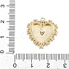 Brass Micro Pave Cubic Zirconia Pendants KK-I352-26G-01-3