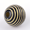 Round Plating Acrylic Beads PACR-Q102-23B-3