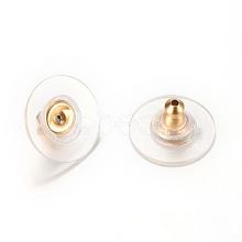 304 Stainless Steel Bullet Clutch Earring Backs STAS-T004-10G