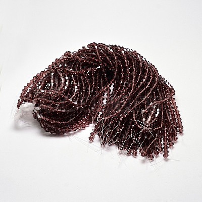 Transparent Glass Beads Strands EGLA-A039-T3mm-D05-1
