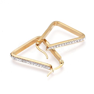 304 Stainless Steel Hoop Earrings EJEW-F188-04G-1