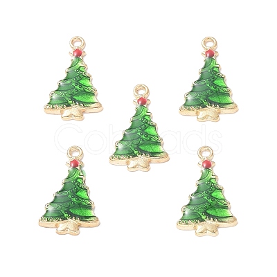 Alloy Enamel Pendants ENAM-O049-01G-1