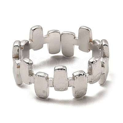 Non-Tarnish 304 Stainless Steel Open Cuff Rings RJEW-Z018-20P-1