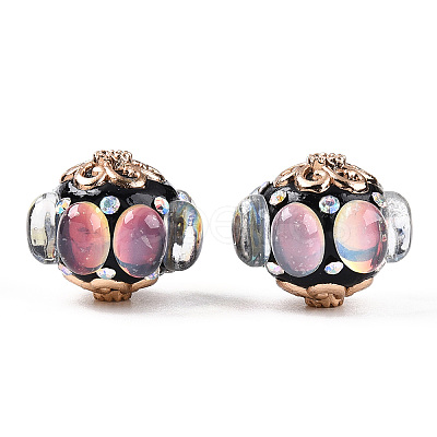 Handmade Indonesia Alloy Beads IPDL-B001-08-1-1