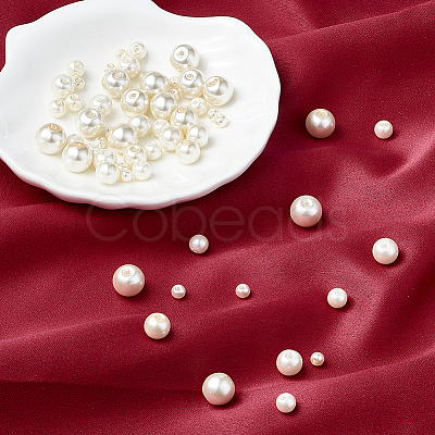 Glass Pearl Beads Strands Sets HY-TA0001-B-02-1