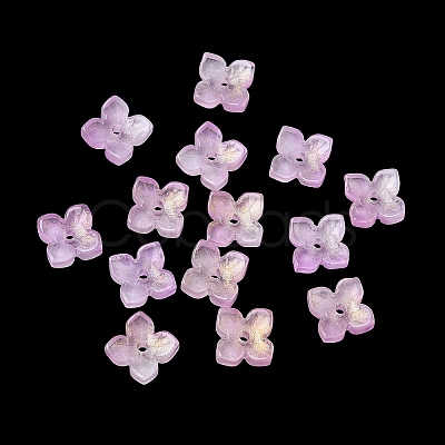 Dyed & Heated Glass Bead Caps GLAA-Z019-01-1