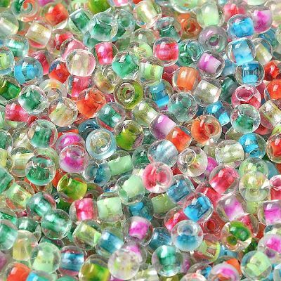 Transparent Glass Round Seed Beads SEED-B001-05A-03-1