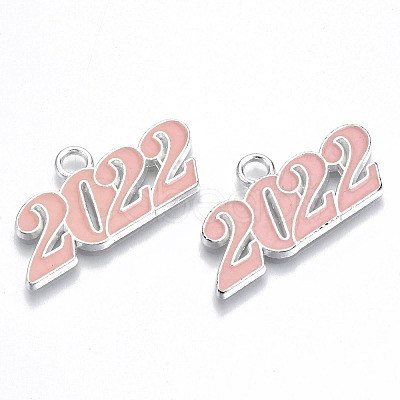 Alloy Enamel Pendants PALLOY-N160-001-04S-RS-1