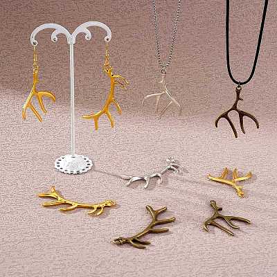 DIY Antler Shape Earring Making Kit DIY-SZ0009-11-1