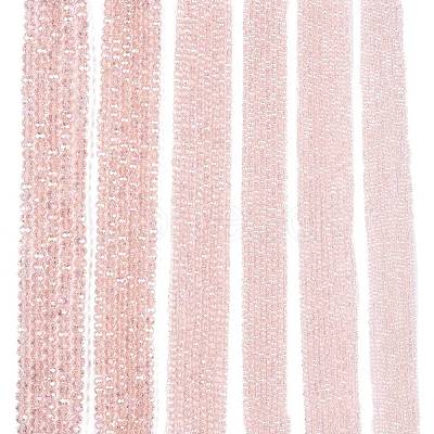 Electroplate Glass Beads Strands X-EGLA-A034-T10mm-B12-1