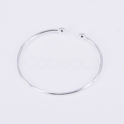 Brass Torque Bangles KK-WH0034-22P-1-1