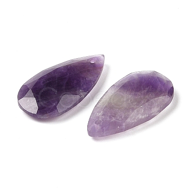 Natural Amethyst Pendants G-M440-01B-1