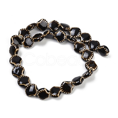 Handmade Porcelain Beads Strands PORC-Q002-01A-09-1