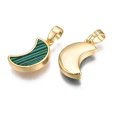 Real 18K Gold Plated Brass Pendants KK-N233-170A-01D-1
