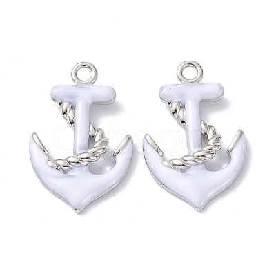 Eco-Friendly Brass Enamel Pendants STAS-C031-01P-03-1
