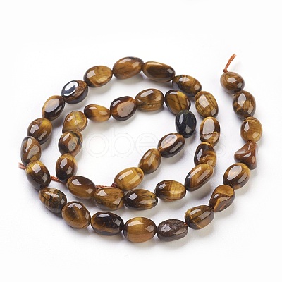 Natural Tiger Eye Beads Strands G-F575-01A-1