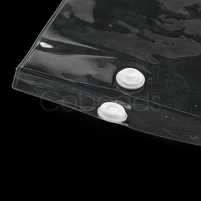 Transparent Plastic Button Bags OPP-Q007-01A-1