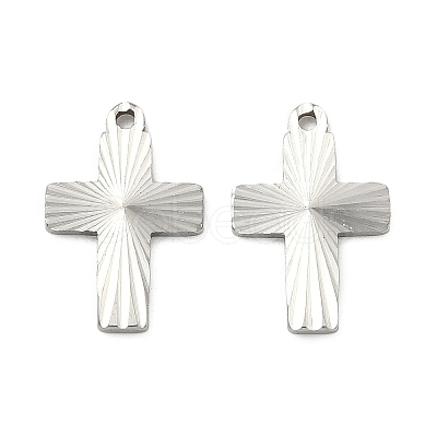 304 Stainless Steel Pendants STAS-C167-08B-P-1