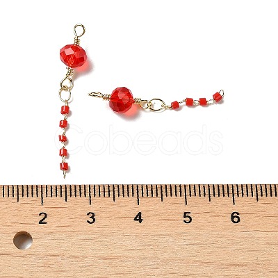 Glass Pendants KK-P242-05G-1