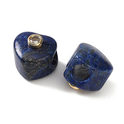 Dyed Natural Lapis Lazuli European Beads GG-CBA1AE1-03G-04-1