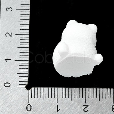 Resin Dog Figurines Ornament DJEW-E014-02D-1