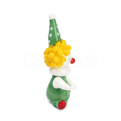 Handmade Lampwork Clown Display Decorations LAMP-Q005-12D-1