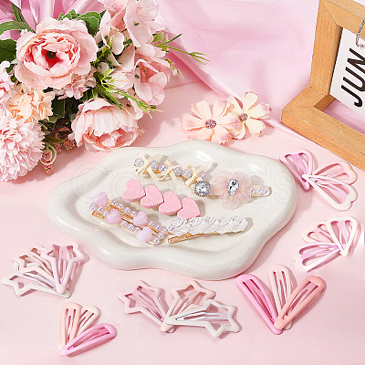 Zinc Alloy Snap Hair Clips PHAR-SP0001-10-1