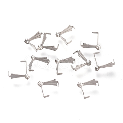 Tarnish Resistant 304 Stainless Steel Ice Pick Pinch Bails STAS-F263-01A-P-1