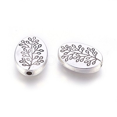Tibetan Style Alloy Beads X-LFH10181Y-1