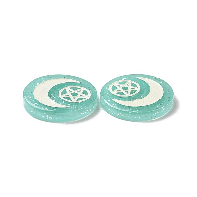 Resin Cabochons RESI-G055-02G-1