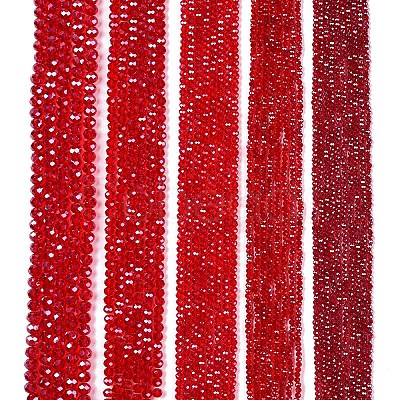 Electroplate Glass Beads Strands EGLA-A044-T8mm-A01-1