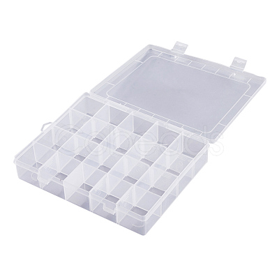 Rectangle Plastic Bead Storage Containers CON-Q024-15-1