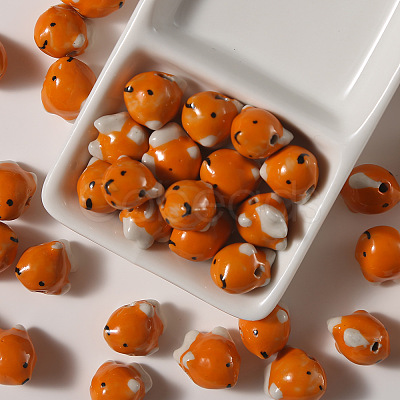 Handmade Porcelain Beads for Necklaces Bracelets Making PORC-TAC0009-05B-1
