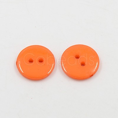Acrylic Sewing Buttons BUTT-E084-C-05-1