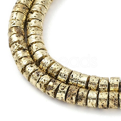 Electroplated Synthetic Non-Magnetic Hematite Beads Strands X-G-U003-16A-1