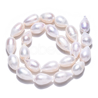Natural Cultured Freshwater Pearl Beads Strands PEAR-N012-10B-1