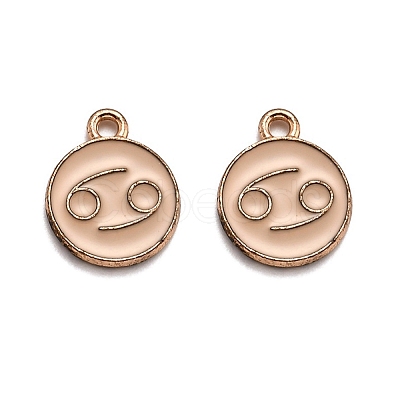 Alloy Enamel Pendants ENAM-S124-01A-10D-1