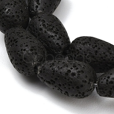 Natural Lava Rock Beads Strands G-G347-03I-1