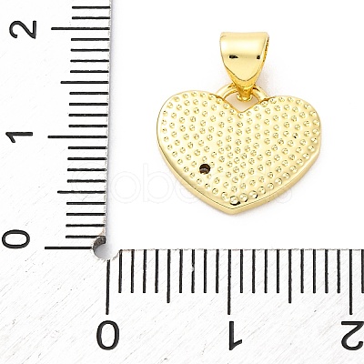 Brass Micro Pave Cubic Zirconia Pendants KK-D325-32G-1