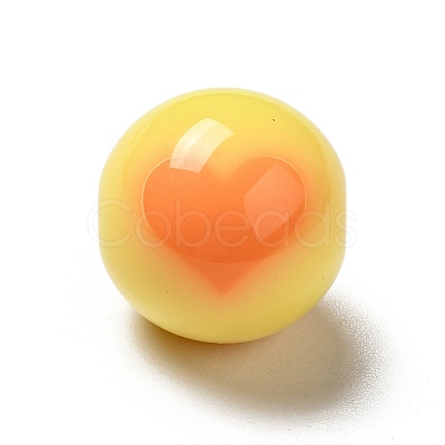 Two Tone Opaque Acrylic Beads LS-SACR-K003-03A-1