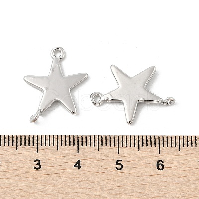 Brass Connector Charms KK-U047-01P-1