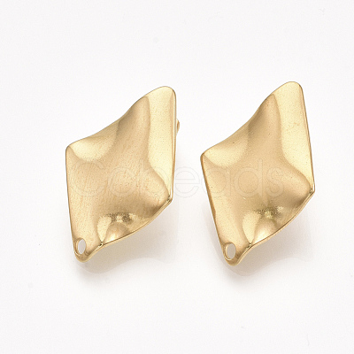 304 Stainless Steel Stud Earring Findings STAS-S079-56A-1