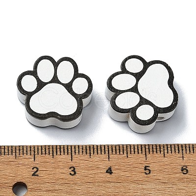 Pet Theme Wood Beads WOOD-D027-04A-1