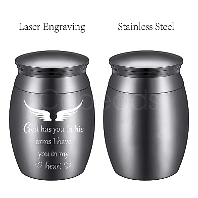 Alloy Cremation Urn Kit AJEW-CN0001-11L-1