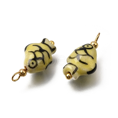 Handmade Porcelain Pendants PR-CBA0027-06G-01-1