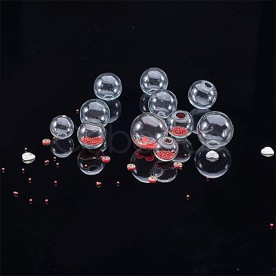 Round Mechanized Blown Glass Globe Ball Bottles BLOW-PH0001-10-1