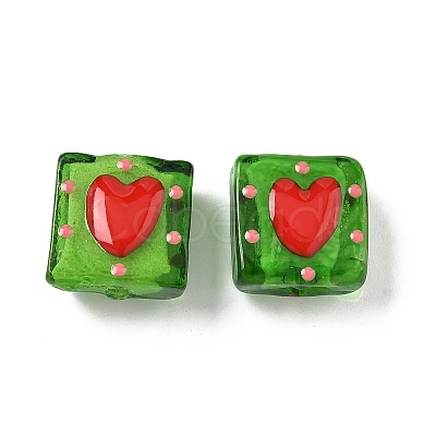 Handmade Lampwork Enamel Beads LAMP-G147-02A-1