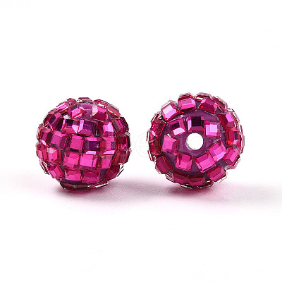 Acrylic Rhinestone Beads OACR-D307-01I-20MM-1